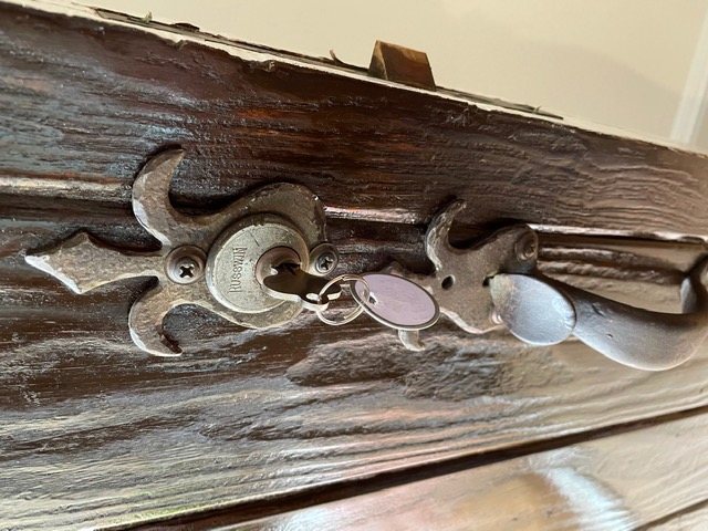 Antique door hardware