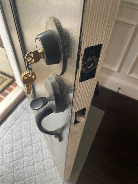 Deadbolt with keys