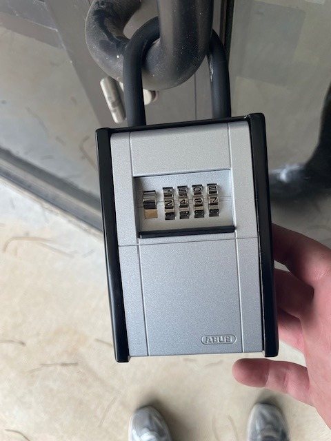 Key lockbox combination