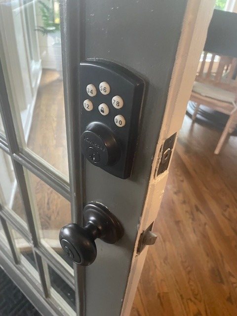 Keypad deadbolt entry